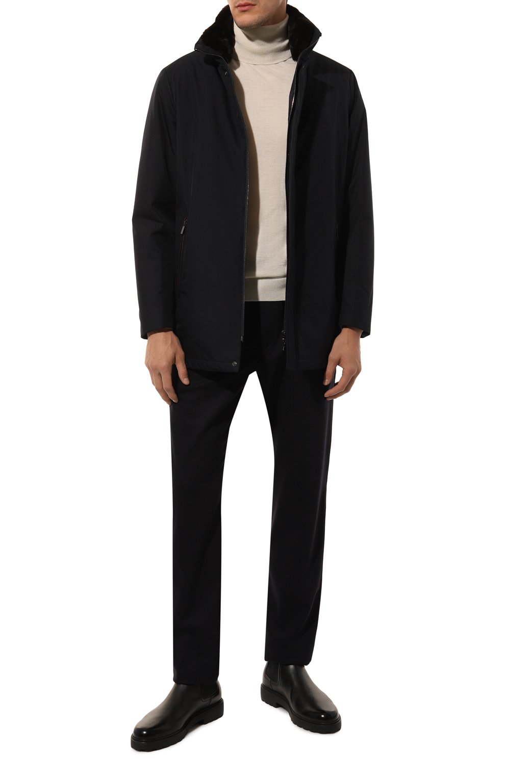 Утепленная куртка PAUL&SHARK темно-синего цвета по цене 156000 руб., арт. 14312708, фото 2 Утепленная куртка PAUL&SHARK, арт. 14312708, фото 2