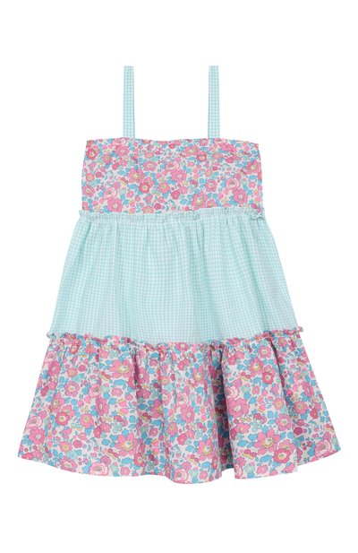 Хлопковый сарафан PESCIOLINO ROSSO, арт. PBSABI-14PATCH/1A-6A