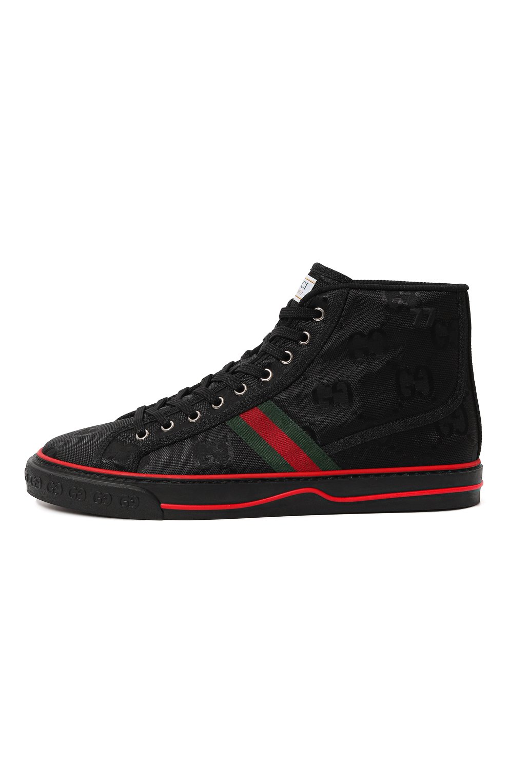 Текстильные кеды gucci tennis 1977 GUCCI, арт. 628717 H9H80, фото 4
