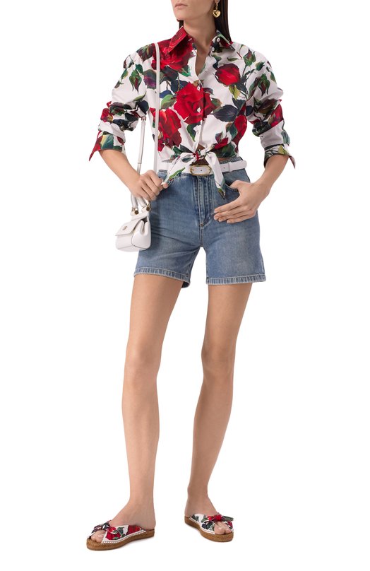 Джинсовые шорты Dolce & Gabbana FTC8QD/G8MM2 Голубой  FTC8QD/G8MM2 Фото 2