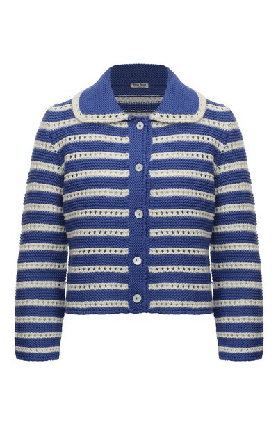 Шерстяной кардиган MIU MIU, арт. MMF466-1Y41-F0013, фото 1