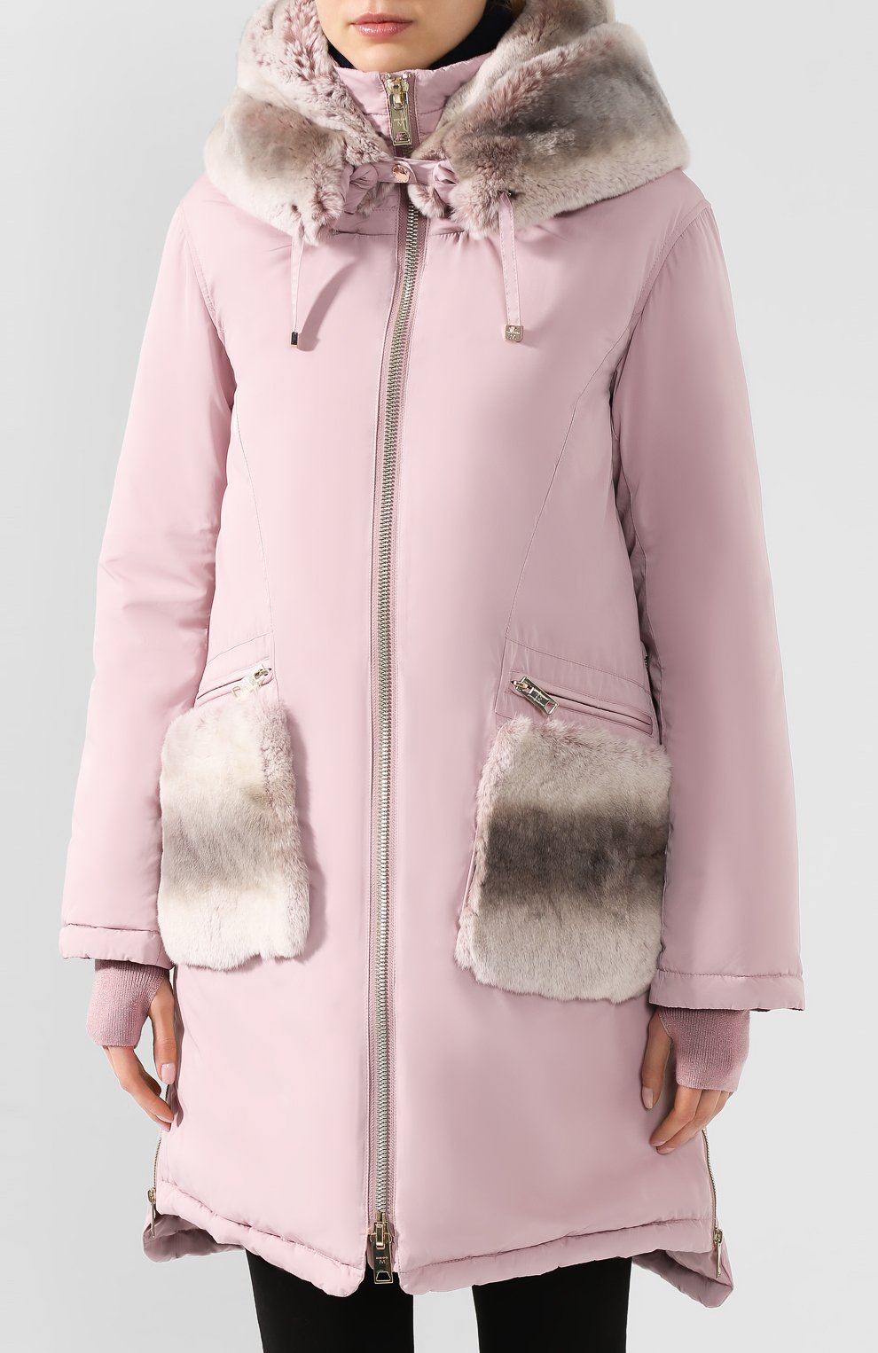 Пуховик с меховой отделкой DIEGO M, арт. 19IM-G820.0TM, фото 3