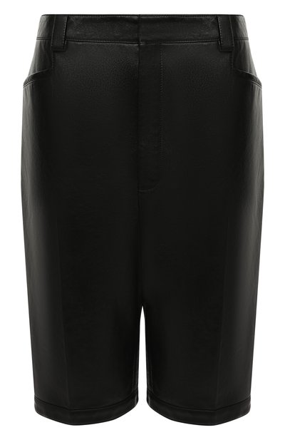 Женские кожаные шорты SAINT LAURENT, арт. 672819/YCFC2