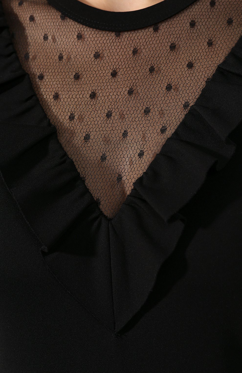 Платье REDVALENTINO черного цвета по цене 32850 руб., арт. SR3MJ02I/4E9, фото 5 Платье REDVALENTINO, арт. SR3MJ02I/4E9, фото 5