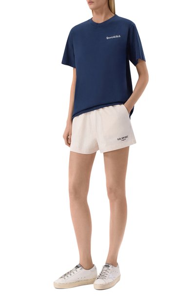 Женская хлопковая футболка SPORTY AND RICH, арт. T0119712300BL132