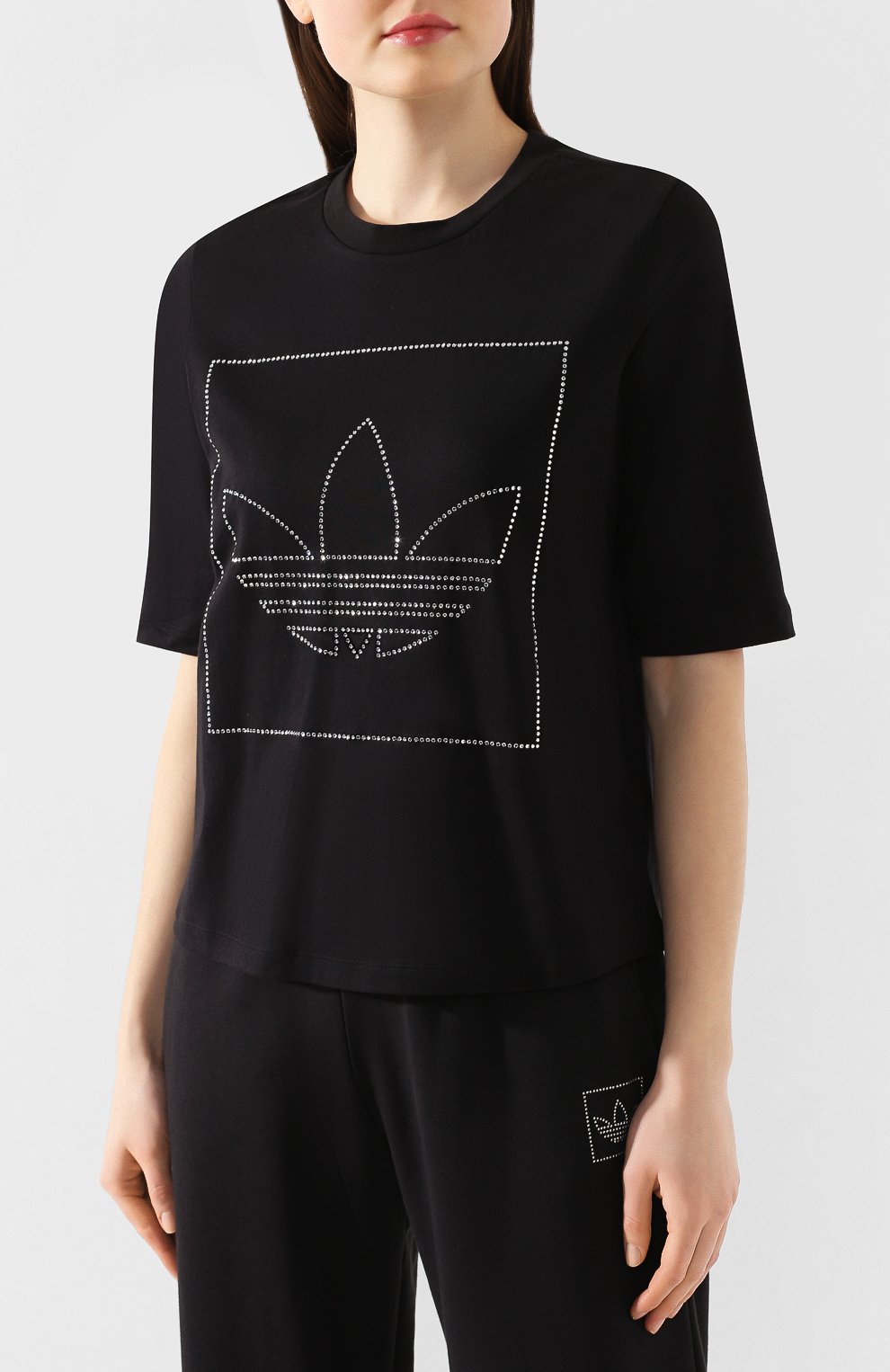 Хлопковая футболка ADIDAS ORIGINALS, арт. FM1912, фото 3