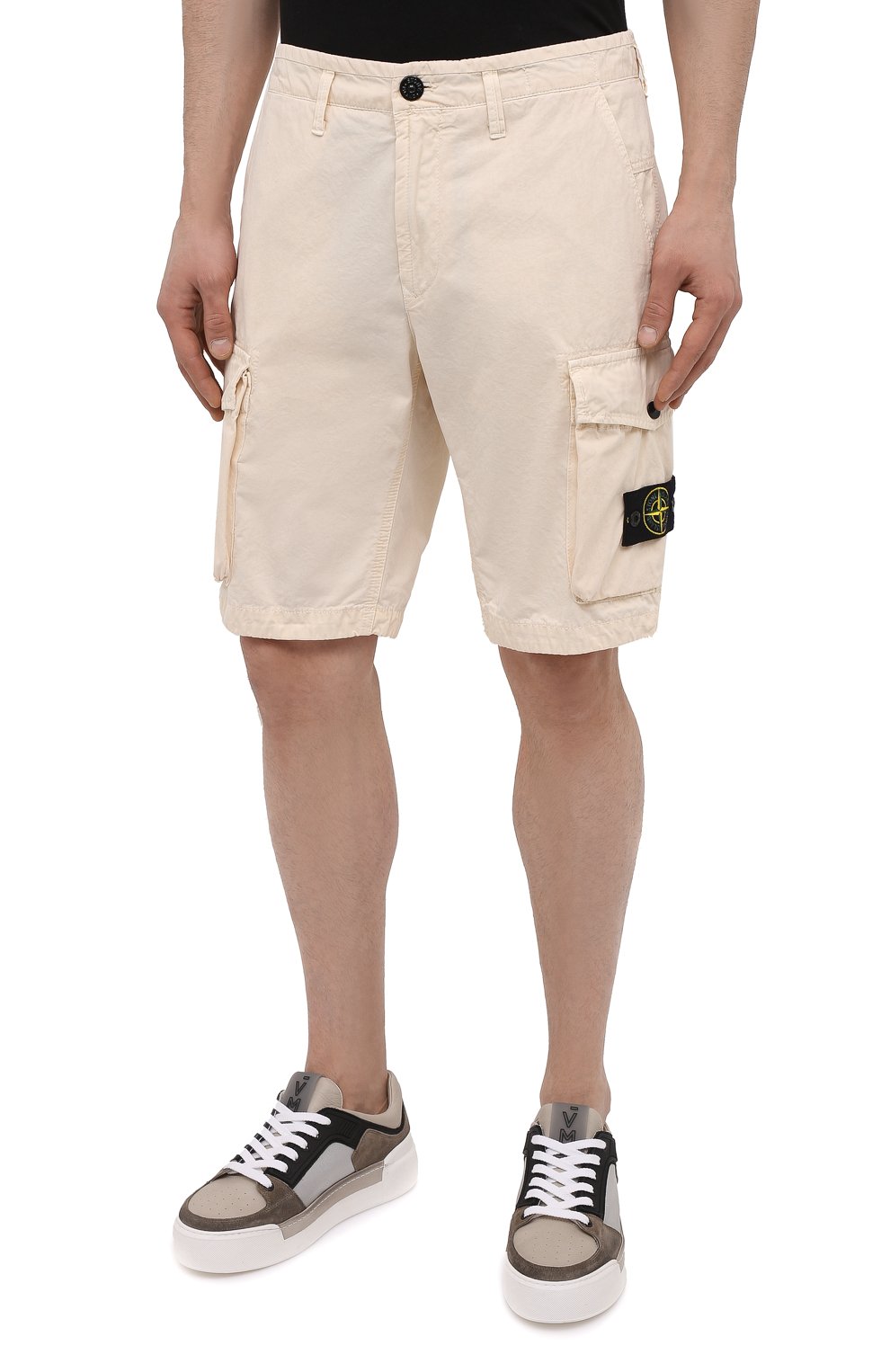 Хлопковые шорты STONE ISLAND, арт. 7415L07WA, фото 3