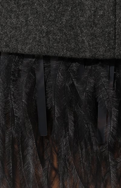 Юбка с отделкой перьями BRUNELLO CUCINELLI, арт. MD588G3702, фото 5