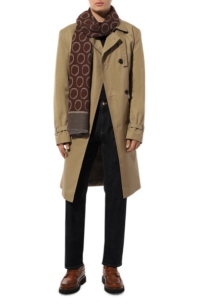 Шерстяной шарф CORNELIANI, арт. 92B346-3829022, фото 3