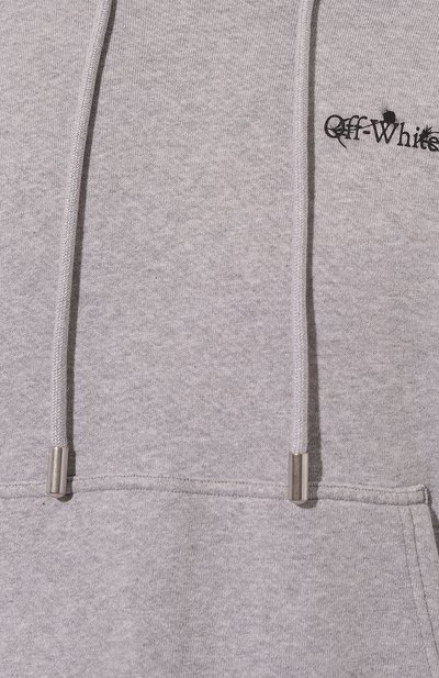 Хлопковое худи OFF-WHITE, арт. 0MBB085F24FLE008, фото 5