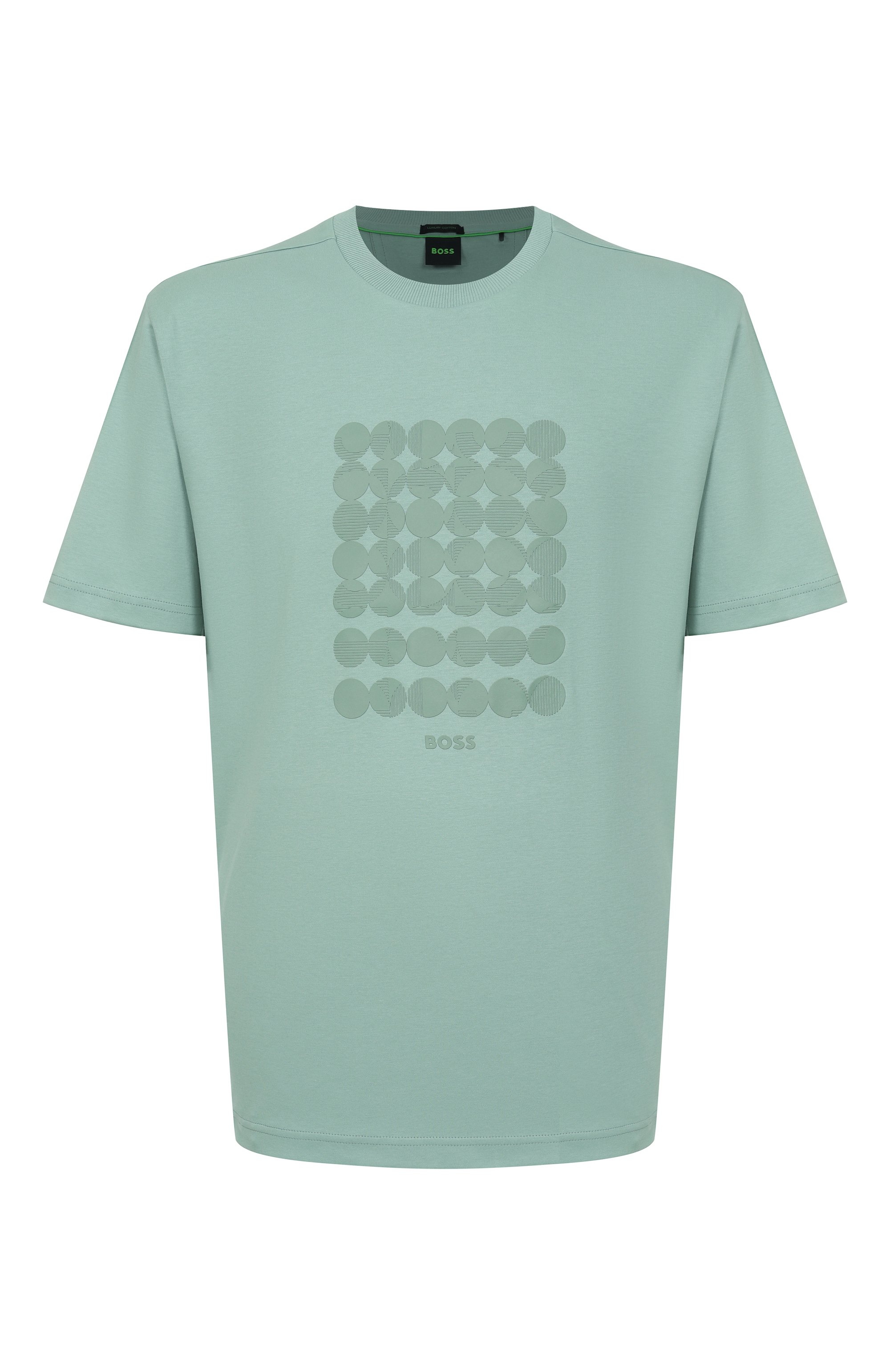 Хлопковая футболка BOSS GREEN, арт. 50537845, фото 1