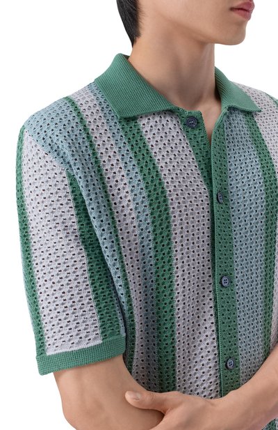 Рубашка из шелка и хлопка MVST, арт. M26.2PM.K144/Y207 KNIT SETA-C0T0NE, фото 5