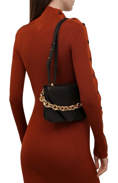 Сумка mount small BOTTEGA VENETA темно-коричневого цвета по цене 309500 руб., арт. 667399/V12J0, фото 2 Сумка mount small BOTTEGA VENETA, арт. 667399/V12J0, фото 2