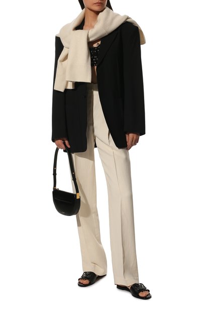 Кожаные шлепанцы vlogo signature VALENTINO, арт. XW2S0BD5/MZF, фото 2