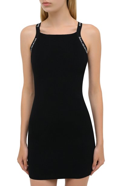 Платье из вискозы ALEXANDERWANG.T черного цвета по цене 54850 руб., арт. 4KC2206036, фото 3 Платье из вискозы ALEXANDERWANG.T, арт. 4KC2206036, фото 3