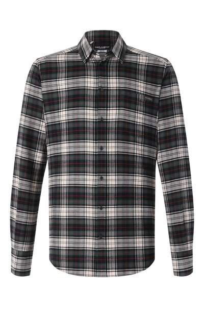Мужская хлопковая рубашка DOLCE & GABBANA, арт. G5JZ9T/GJ288