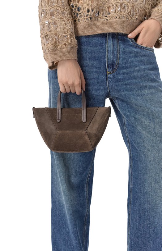 Сумка BC Duo mini Brunello Cucinelli MBDLD2675P Коричневый  MBDLD2675P Фото 2