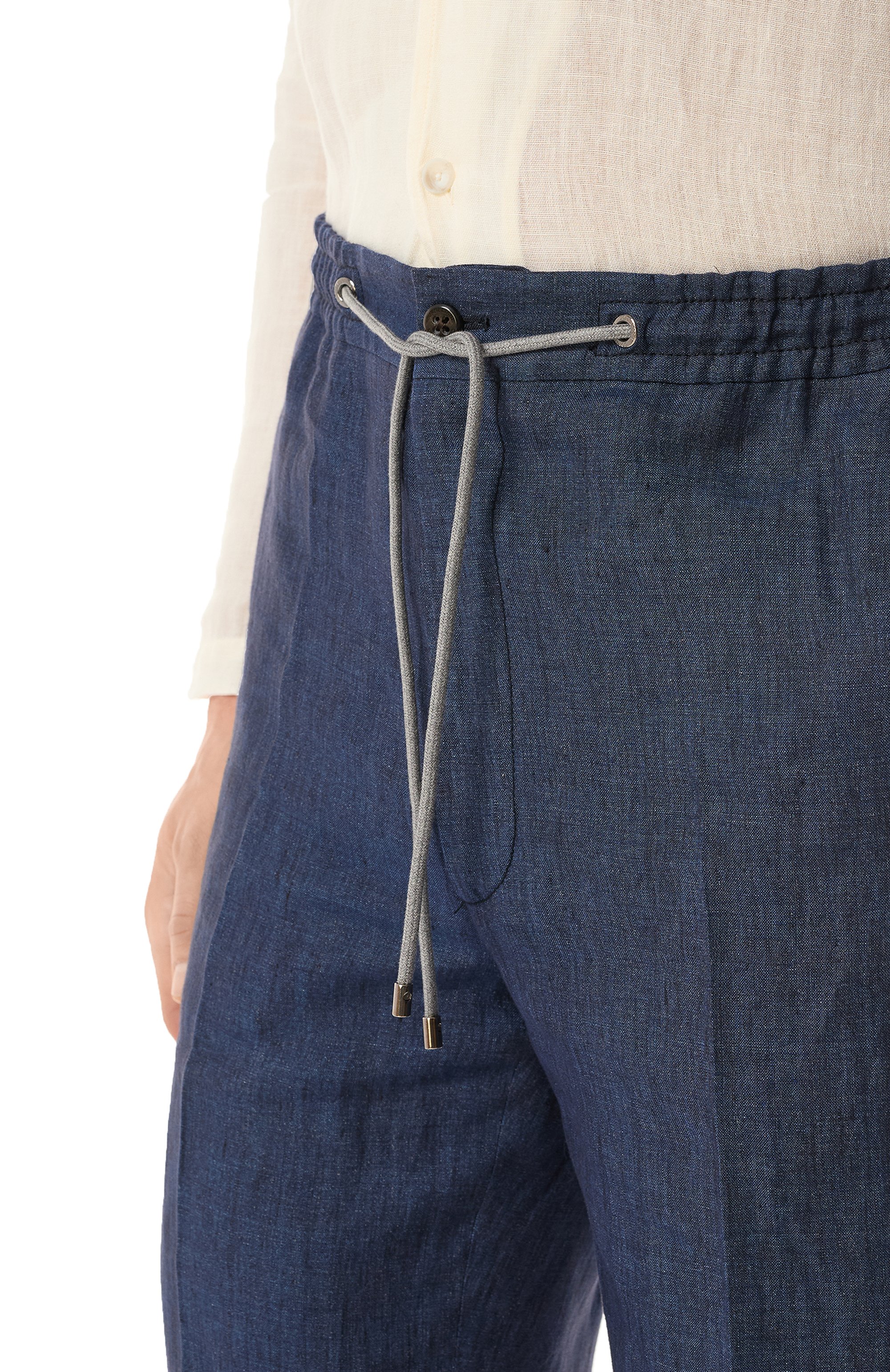 Льняные брюки CORNELIANI, арт. 254L27-2514159, фото 5