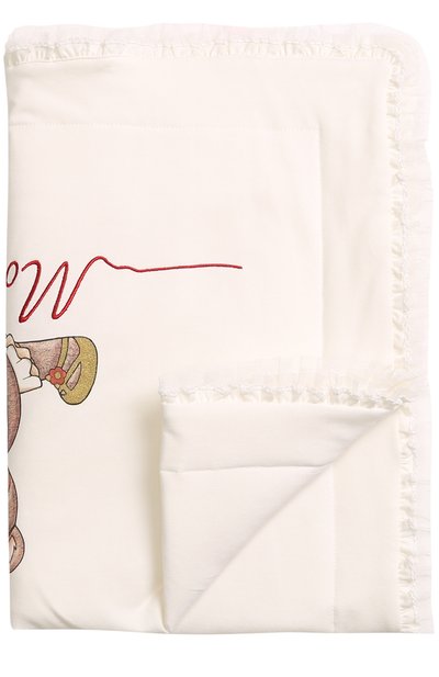 Одеяло с принтом и оборками MONNALISA, арт. 350000S8, фото 2