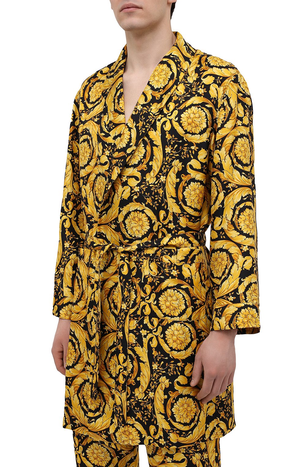 Шелковый халат VERSACE, арт. AUU05062/A232999, фото 3