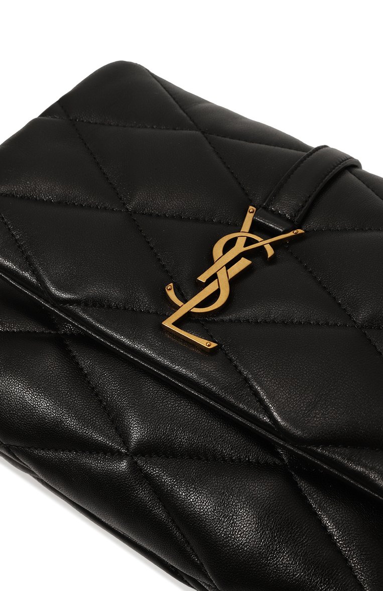 Женская сумка le 57 SAINT LAURENT черного цвета, арт. 698567/AAA00 | Фото 3 (Материал: Натуральная кожа; Размер: small)
