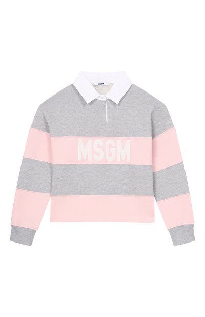 Хлопковый свитшот MSGM KIDS, арт. S6MSJGSW027