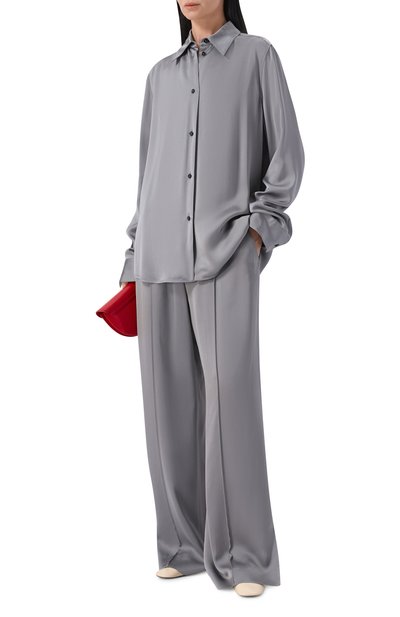 Атласная рубашка JIL SANDER, арт. J04DL0003/J65022, фото 2