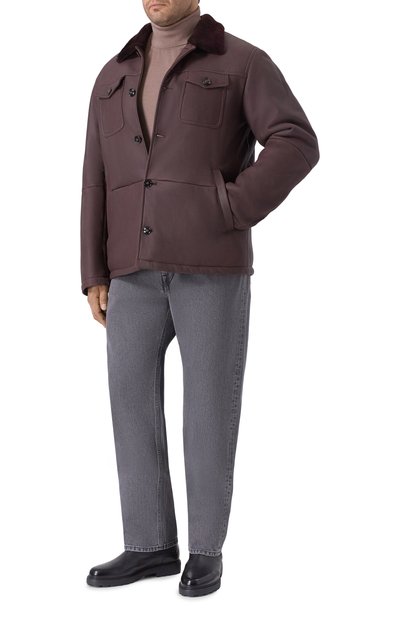 Мужская дубленка из овчины KITON, арт. UW2247V0417H16