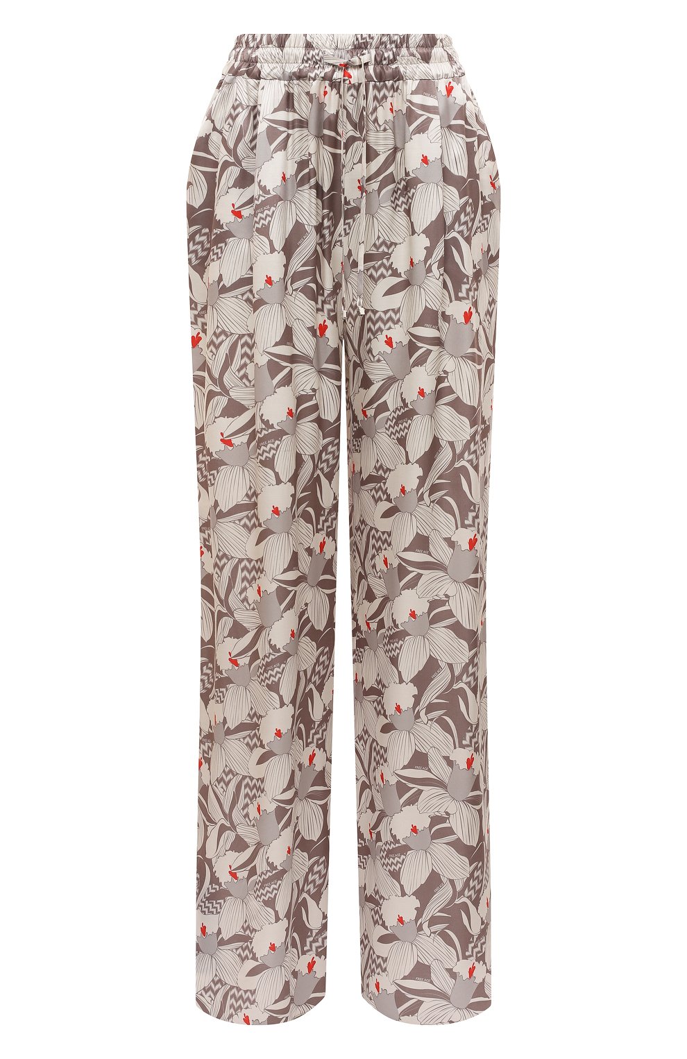 Брюки из хлопка и шелка FREEAGE бежевого цвета по цене 69080 руб., арт. WW25.PT114M.6001.130, фото 1 Брюки из хлопка и шелка FREEAGE, арт. WW25.PT114M.6001.130, фото 1