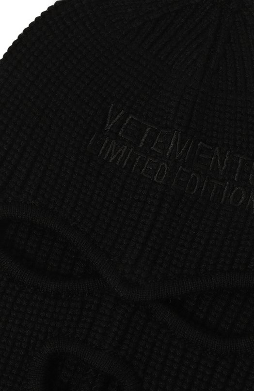 Шерстяная балаклава VETEMENTS 3