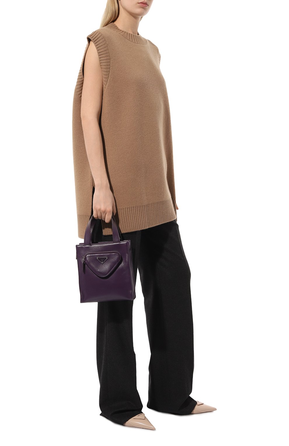 Сумка-тоут triangle PRADA, арт. 1BG418-2DX8-F0030-MTO, фото 7