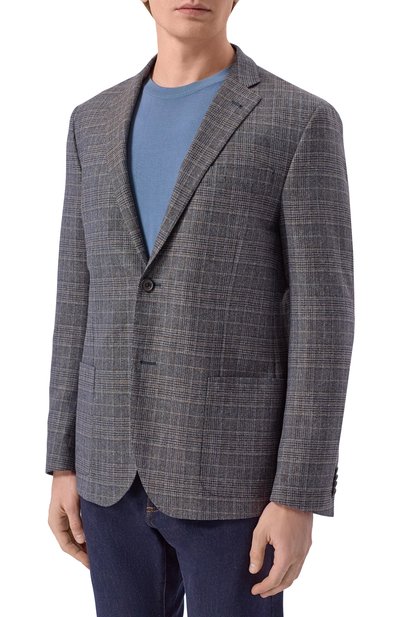 Пиджак из шелка и шерсти CORNELIANI, арт. 27X002/2716215, фото 4