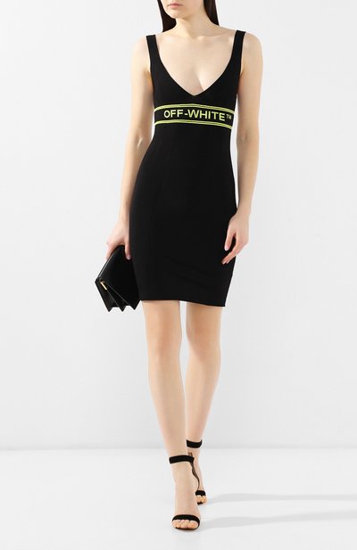 Платье с логотипом бренда OFF-WHITE, арт. 0WHI013S19D640441000, фото 2