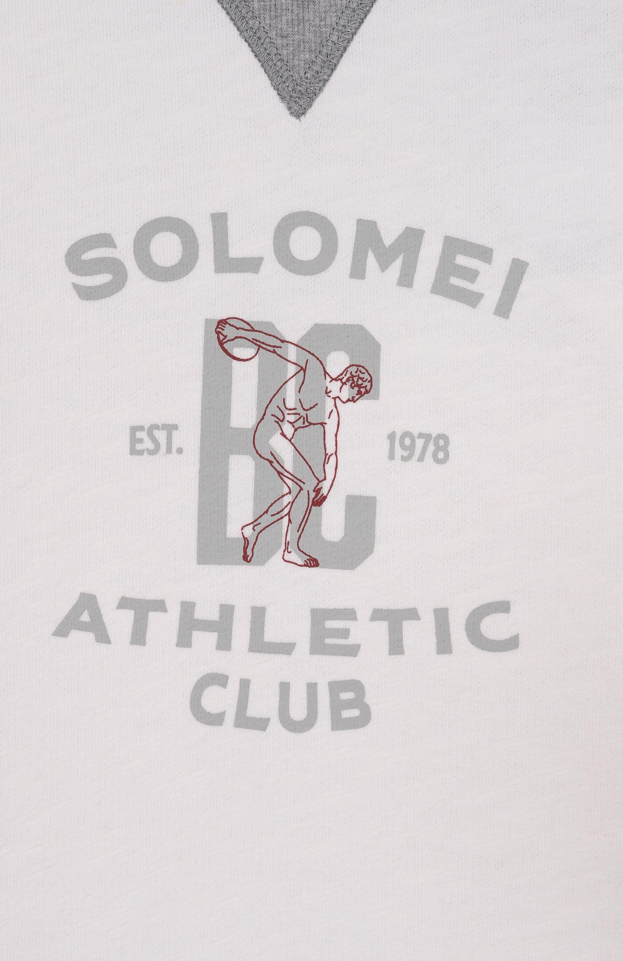 Свитшот из хлопка и льна BRUNELLO CUCINELLI, арт. BR831E501C, фото 3