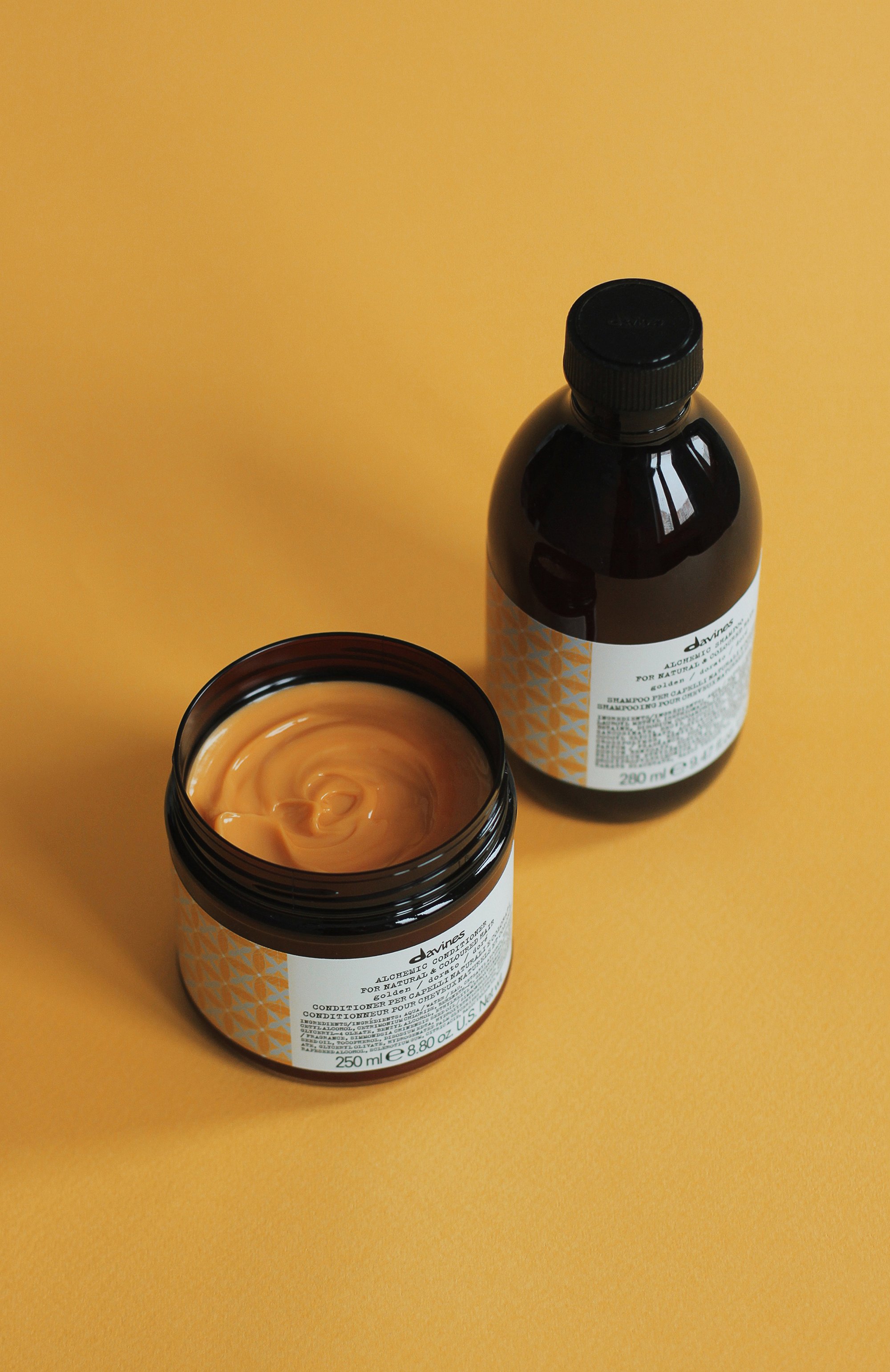 Кондиционер для натуральных и окрашенных волос alchemic, золотой (250ml) DAVINES, арт. 67219, фото 2