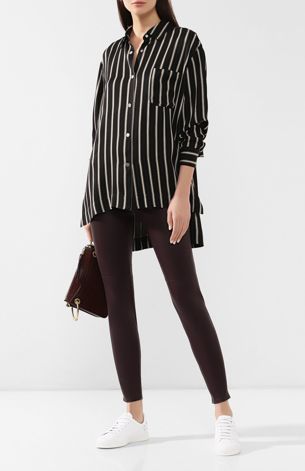 Кожаные легинсы MICHAEL MICHAEL KORS, арт. MH53353FR8, фото 2