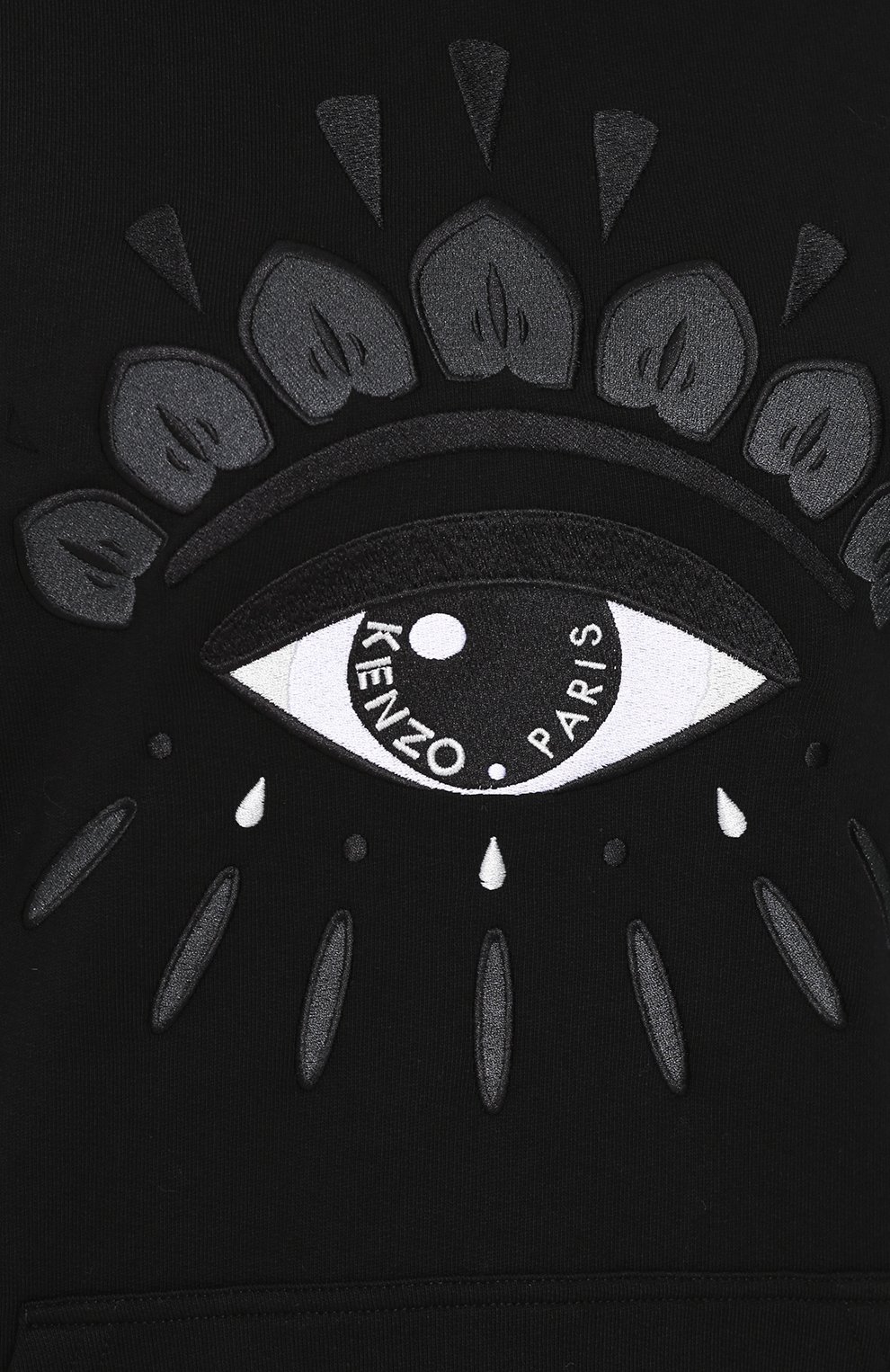 Хлопковая толстовка с капюшоном и вышивкой KENZO, арт. F762SW8834XC, фото 5