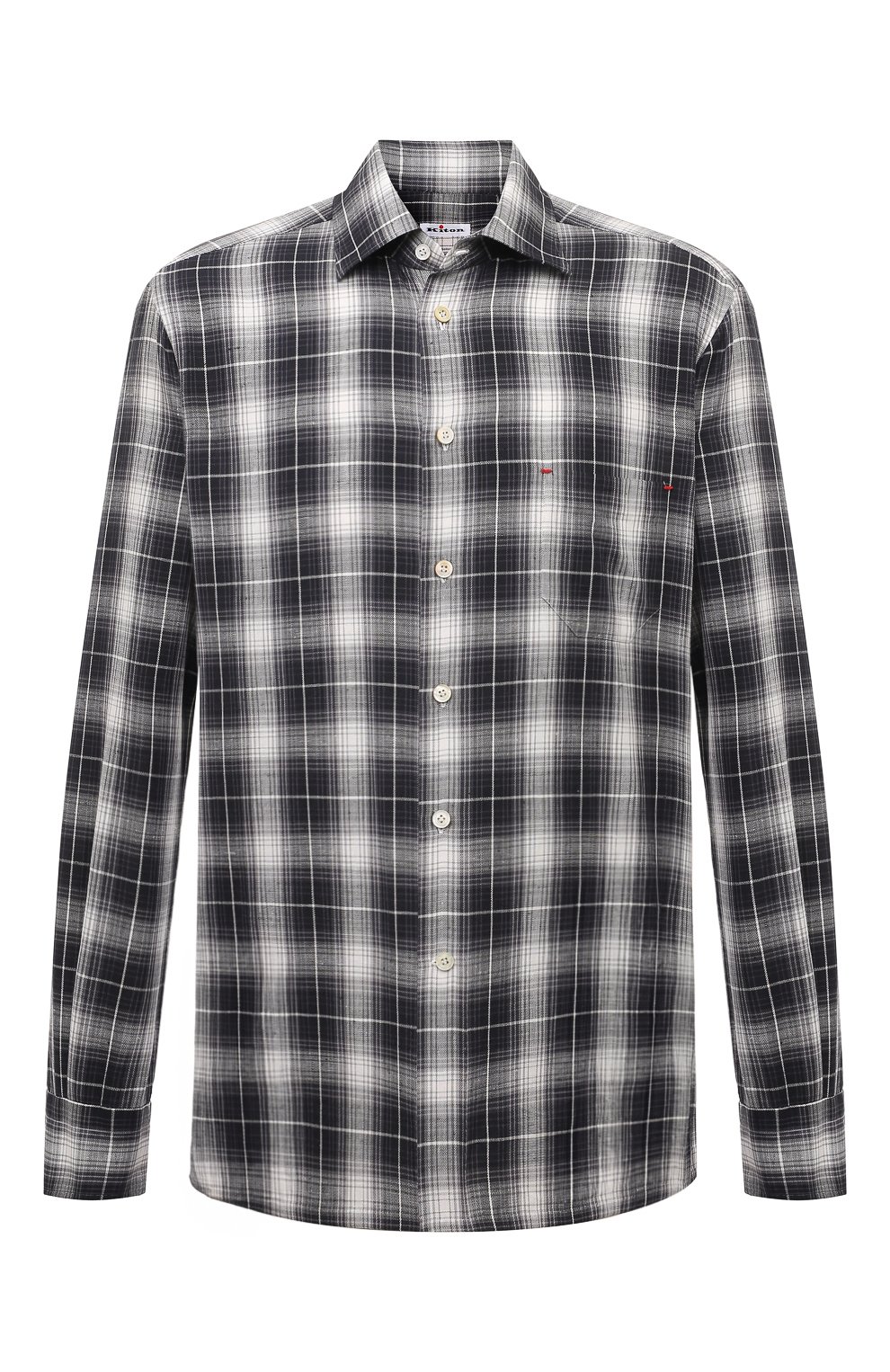 Хлопковая рубашка KITON, арт. UMCNERH0863806, фото 1