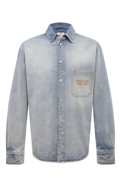 Мужская джинсовая рубашка VETEMENTS, арт. UA65SB900N/C0TT0N