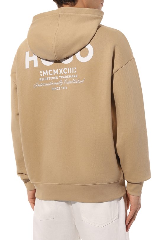 Хлопковое худи HUGO Blue 4
