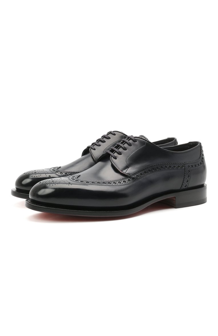 Кожаные дерби SANTONI, арт. MCC017026MC3HVVDU59, фото 1