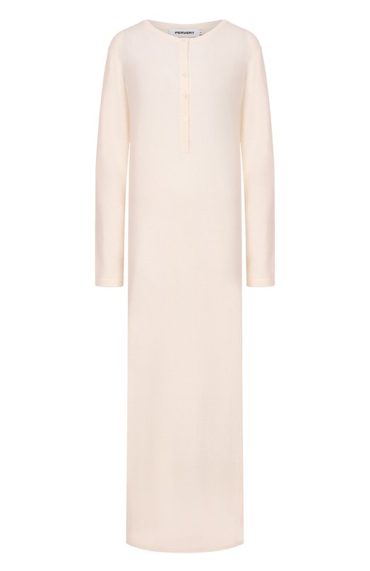 Кашемировое платье Pervert PE26/DR07/50-41 Кремовый PE26/DR07/50-41
