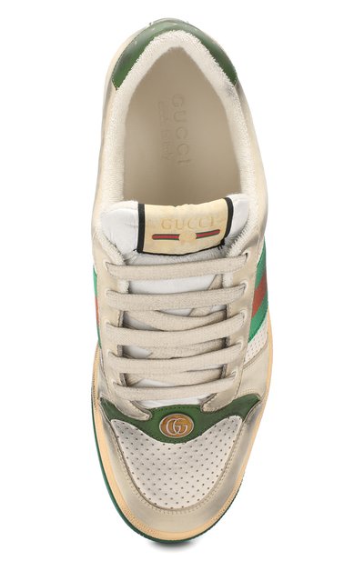 Кожаные кеды screener GUCCI, арт. 546163/0YI20, фото 5