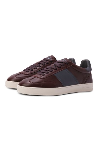 Женские кожаные кеды KITON, арт. DSSCHITN01461
