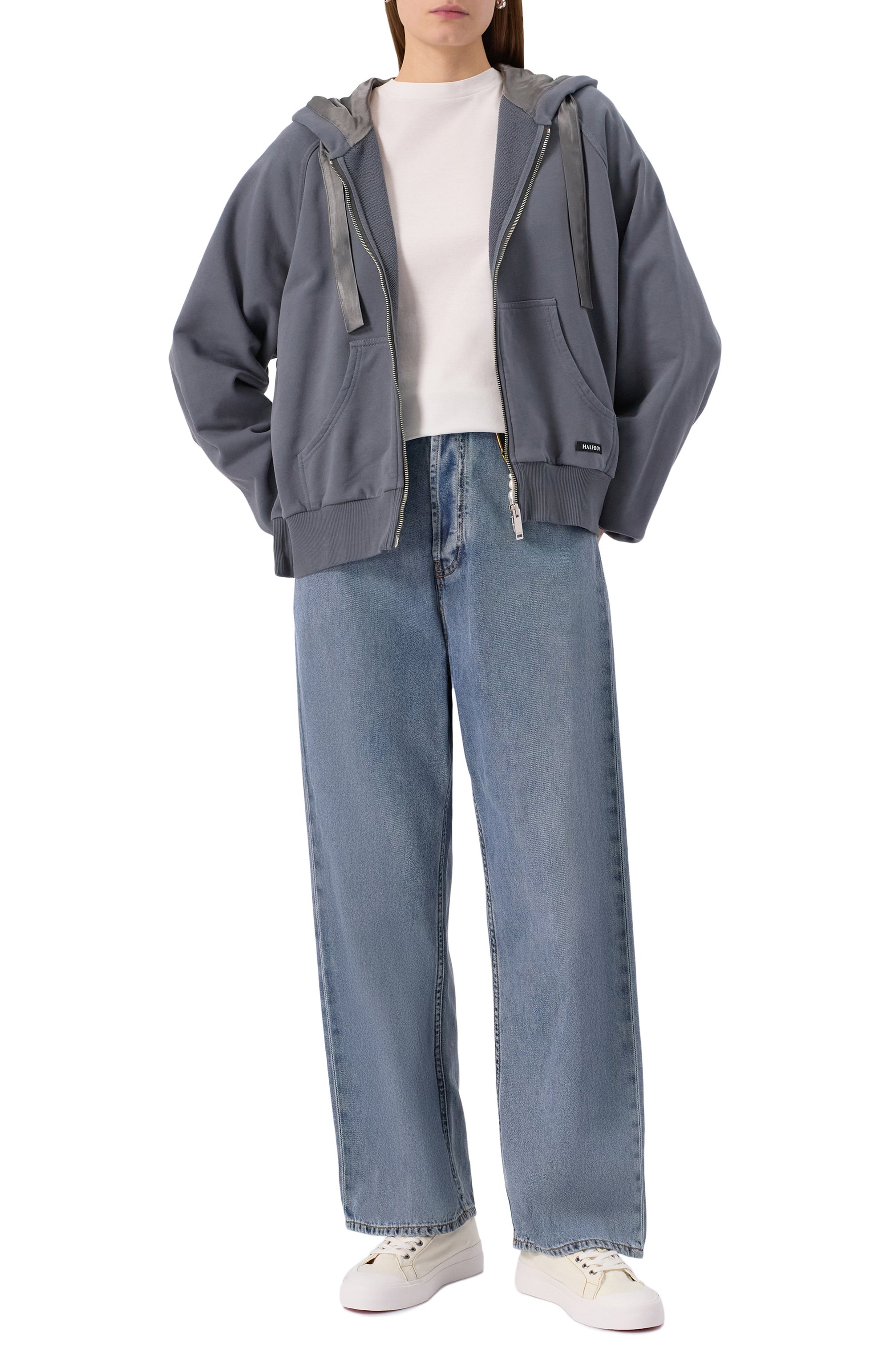 Хлопковая толстовка HALFBOY, арт. HS251WF001, фото 2