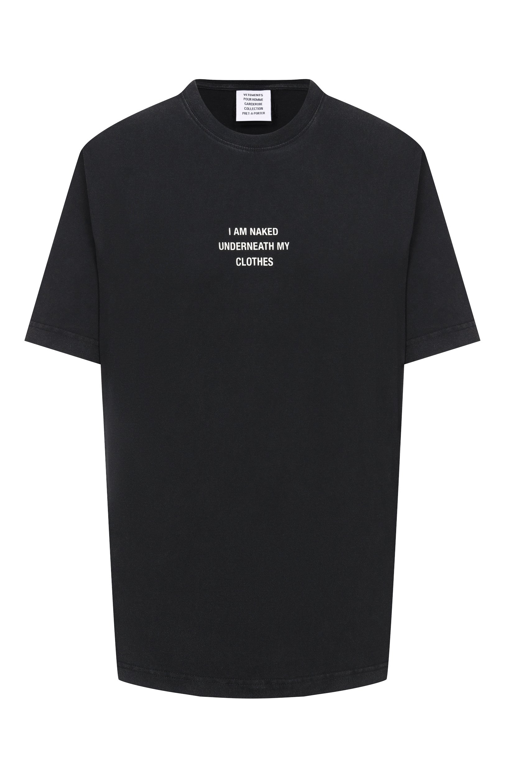 Хлопковая футболка VETEMENTS, арт. MH27TR171B, фото 1
