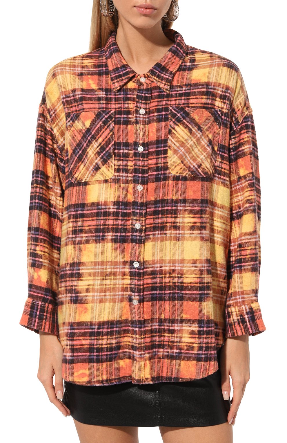 Хлопковая рубашка R13, арт. R13WR015-R418B, фото 3