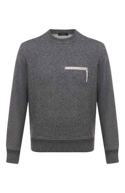 Мужской джемпер из хлопка и кашемира ZEGNA, арт. UV559/802R