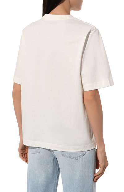 Хлопковая футболка BURBERRY, арт. 8083647, фото 4