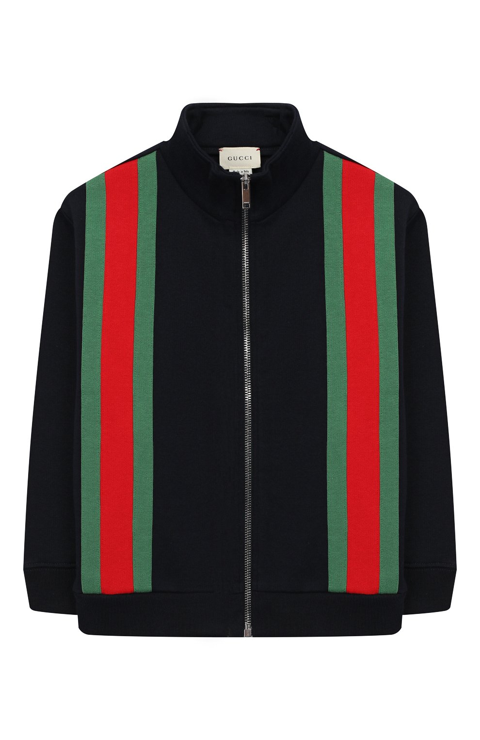 Хлопковый кардиган на молнии с воротником-стойкой GUCCI, арт. 512639/X9T78, фото 1